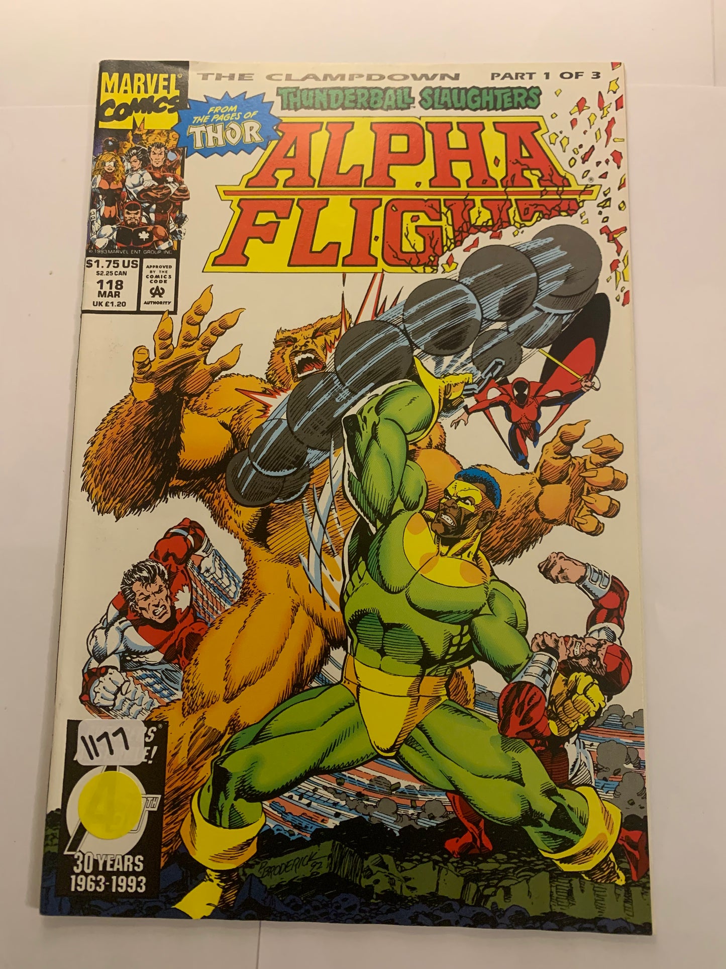 MARVEL COMICS #118 ALPHA FLIGHT
