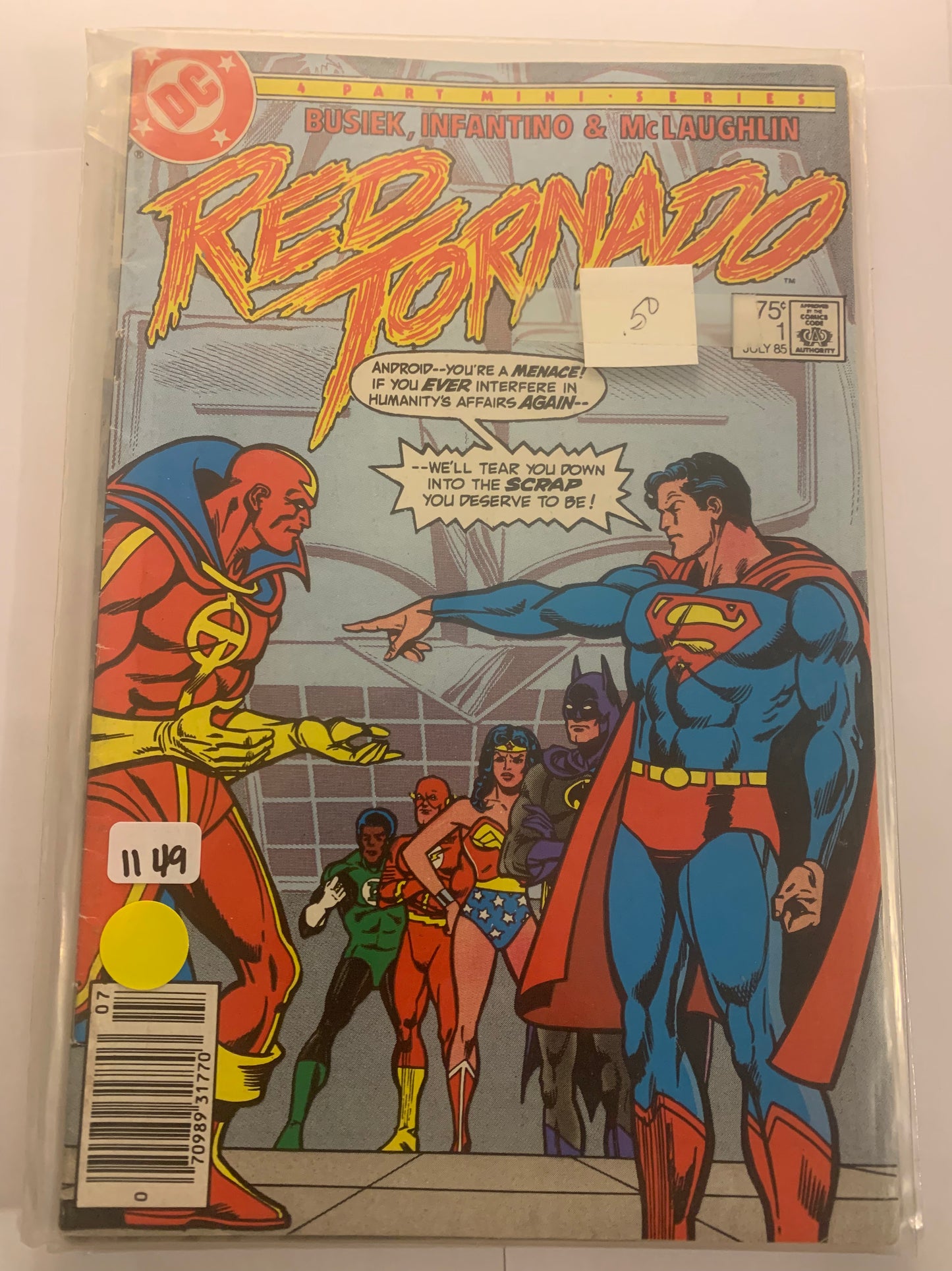 #1 DC RED TORNADO COMIC