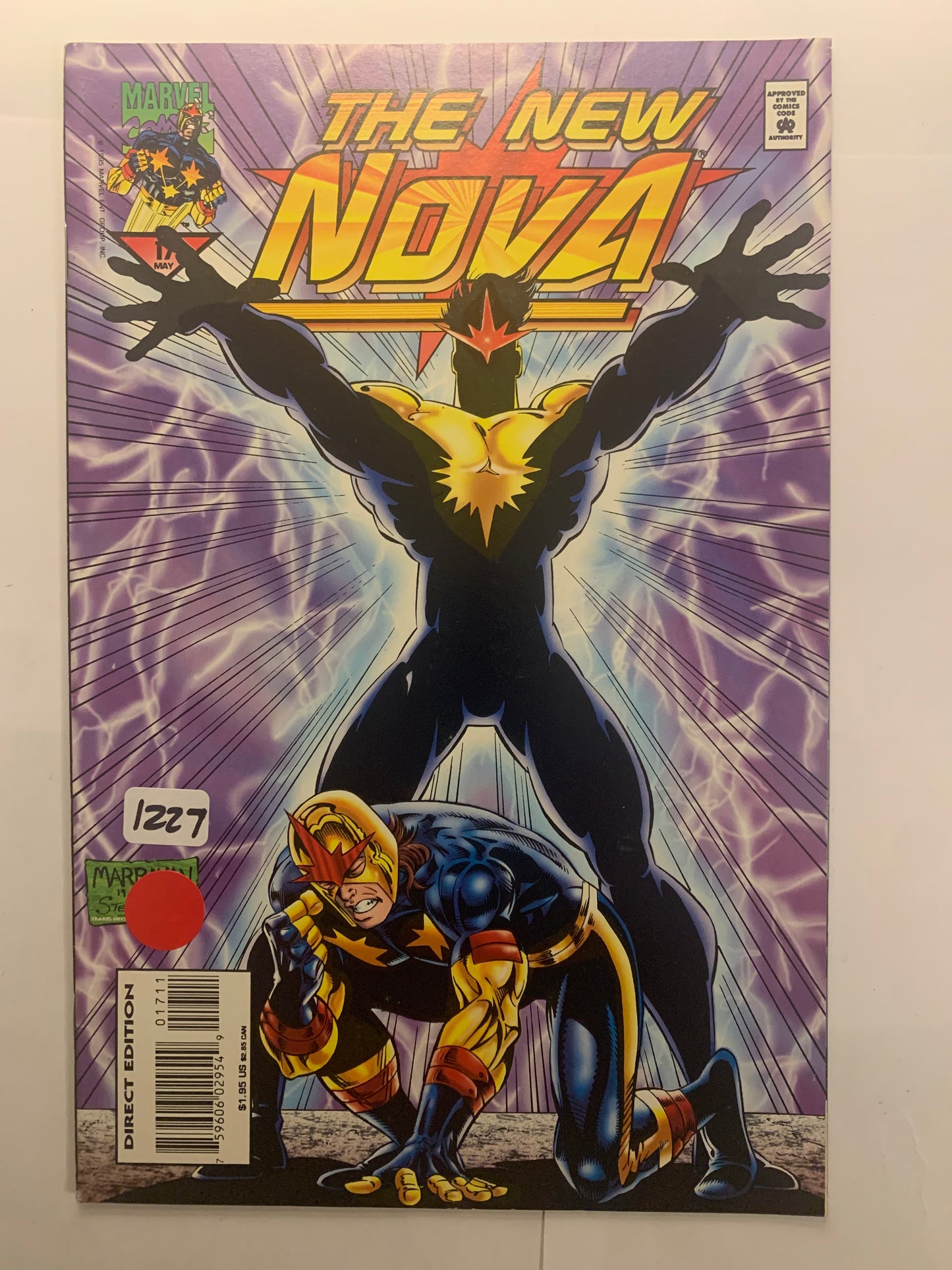 THE NEW NOVA MARVEL COMIC