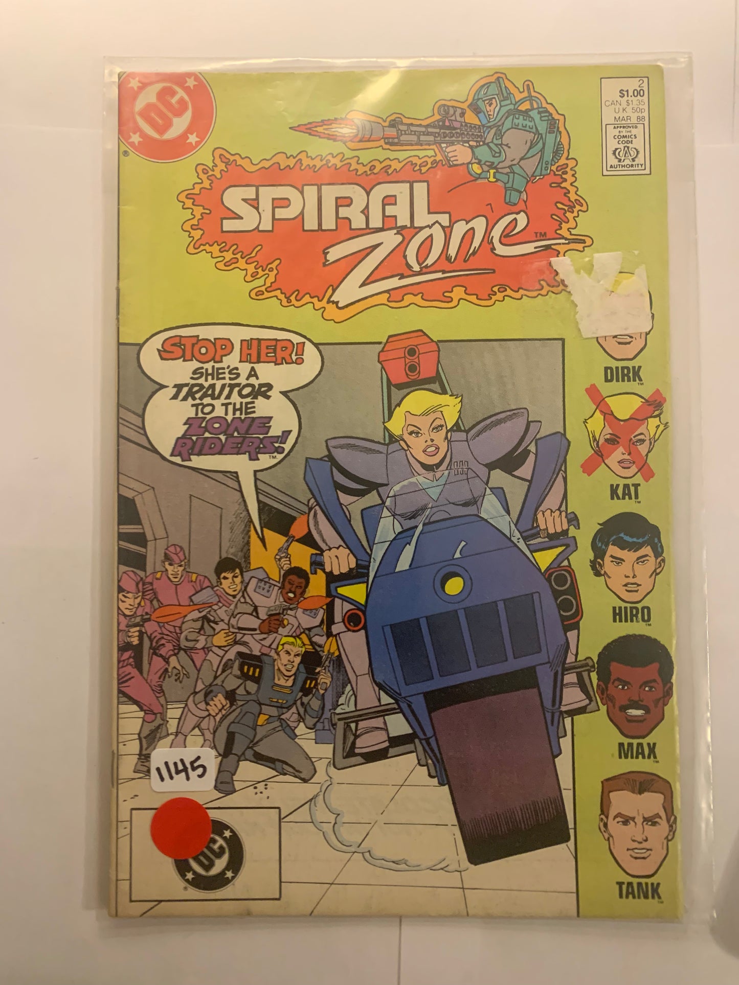 #2 SPIRAL ZONE DC COMIC