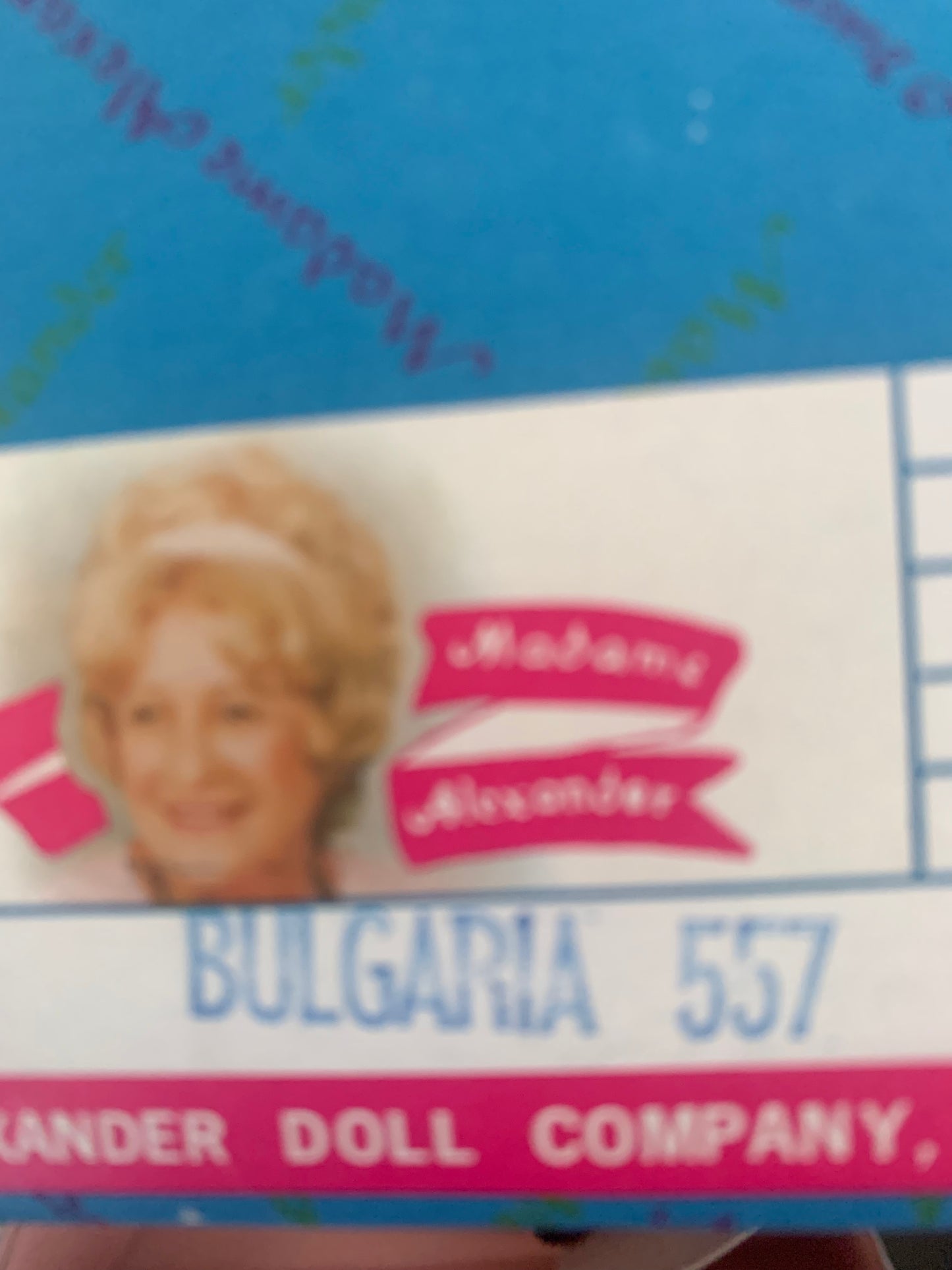 Madame Alexander Doll PIECES