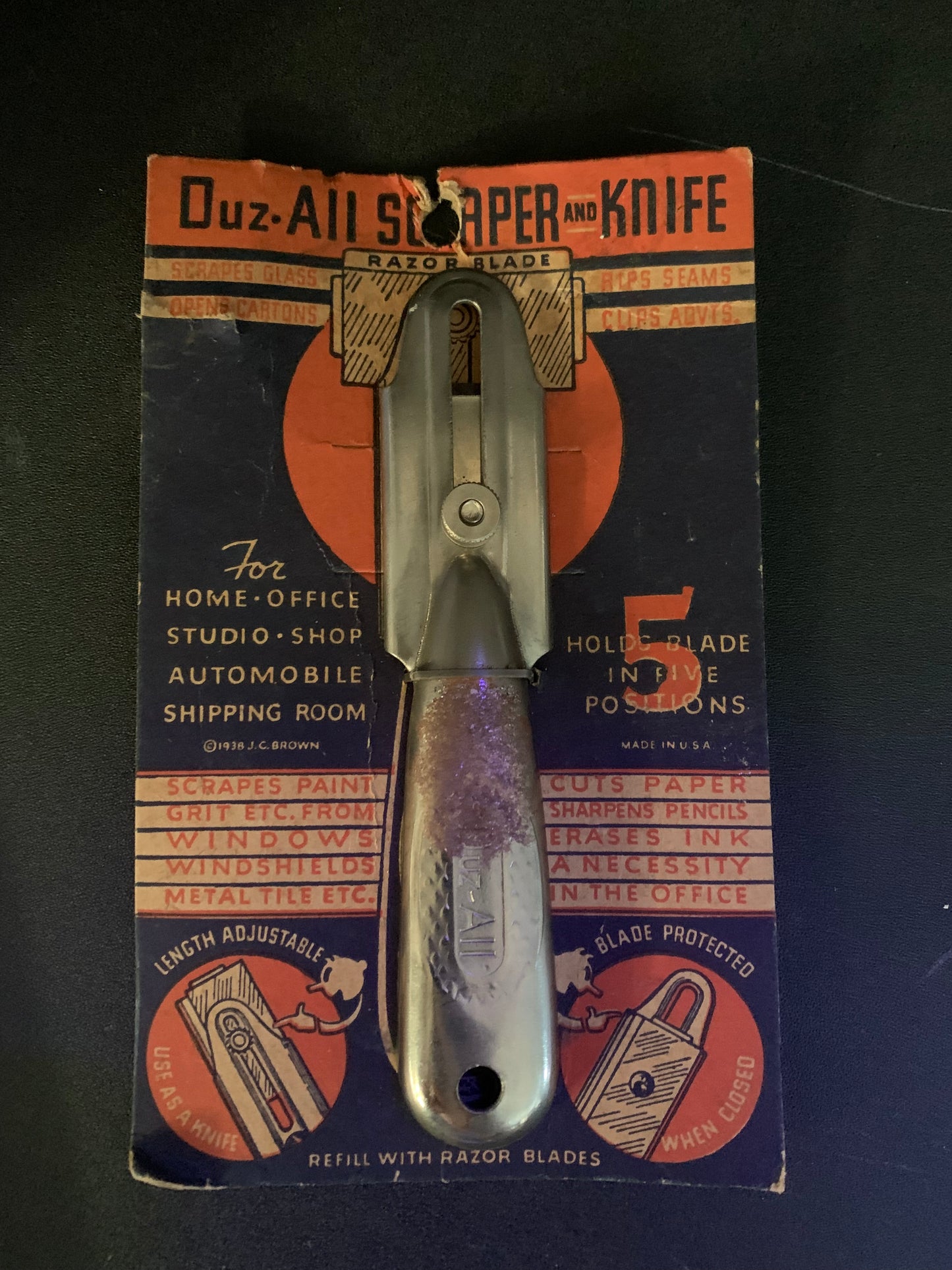 DUZ-ALL SCRAPPER AND KNIFE