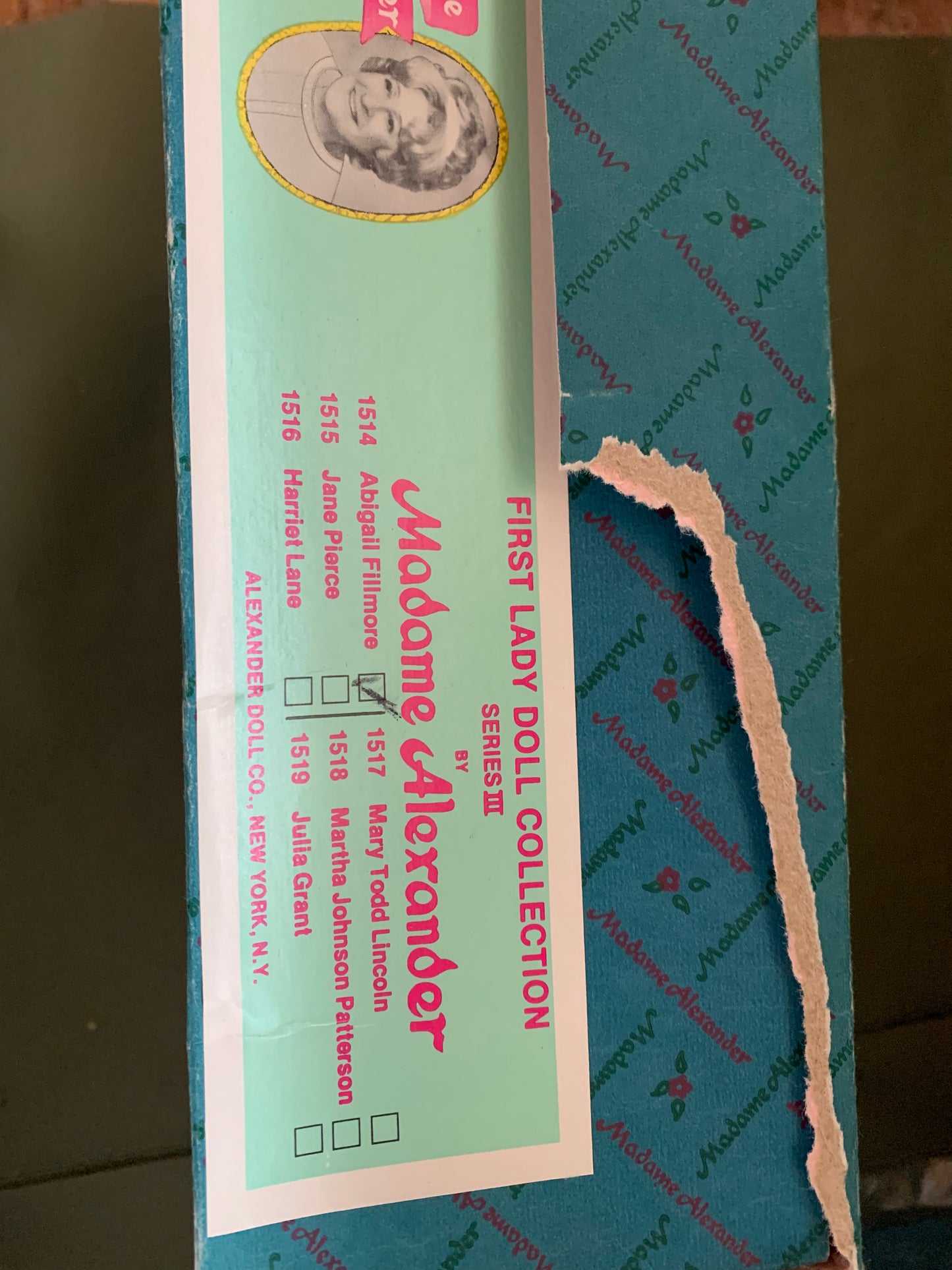 #1514 MADAME ALEXANDER - ABIGAIL FILLMORE