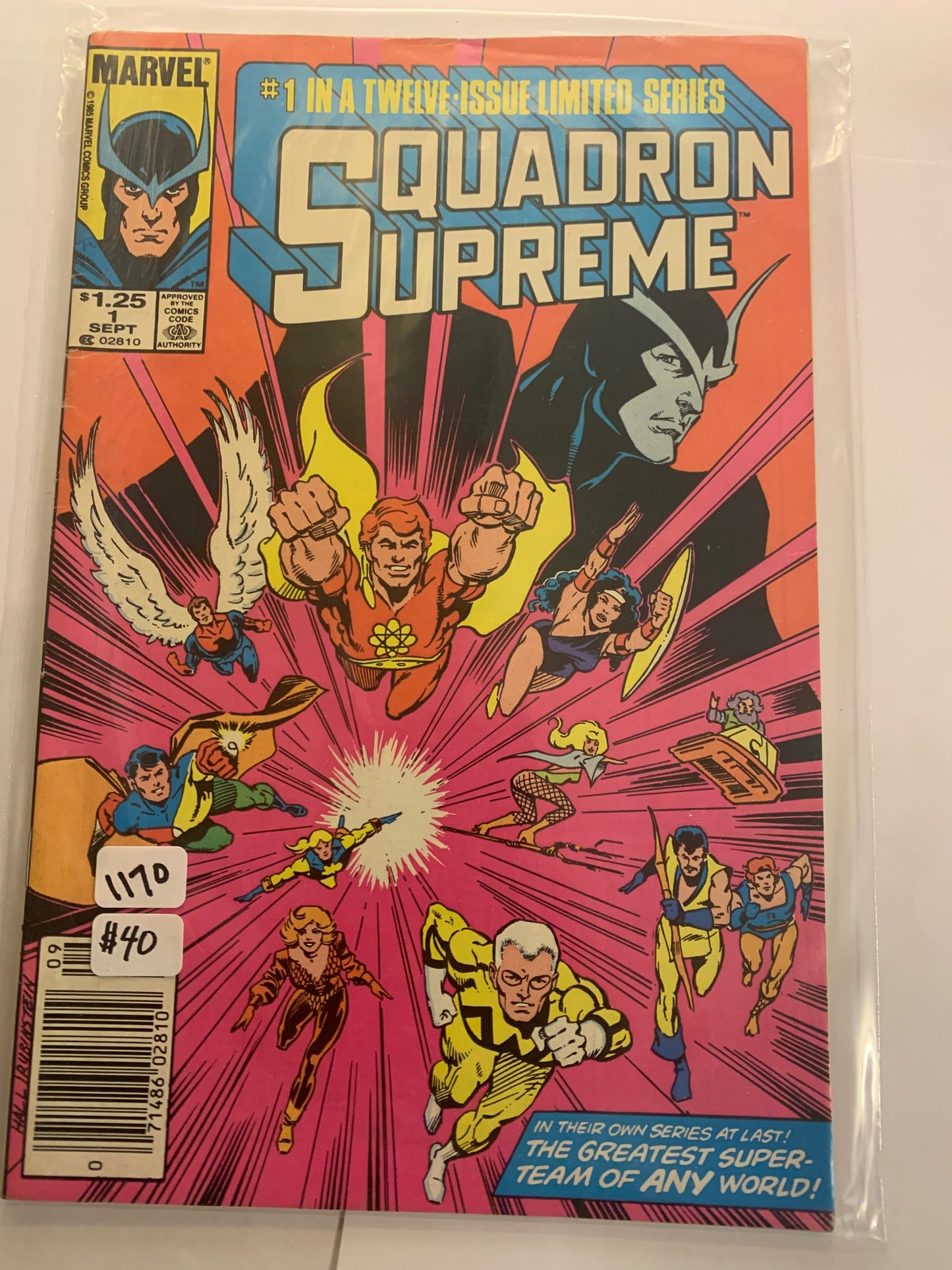 #1 SQUADRON SUPREME MARVEL COMIC