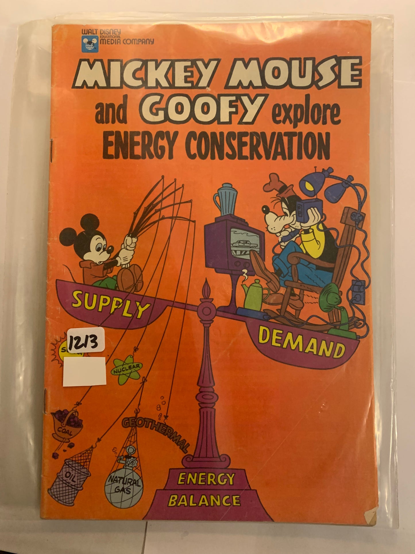 MICKEY MOUSE AND GOOFY EXPLORE ENERGY CONSERVATION COMIC