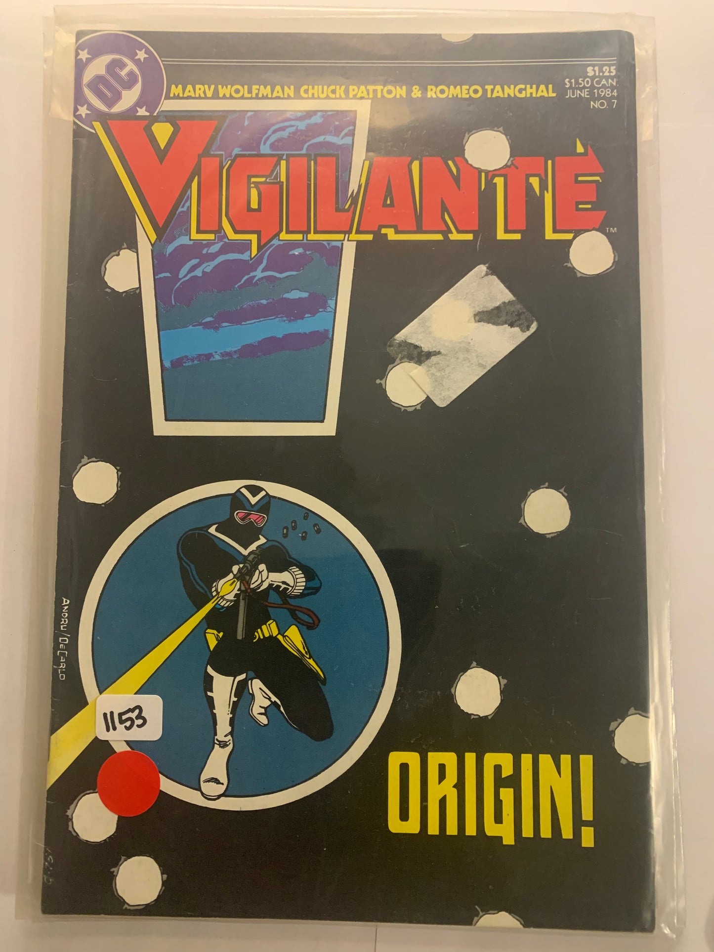 #7 DC VIGILANTE COMIC