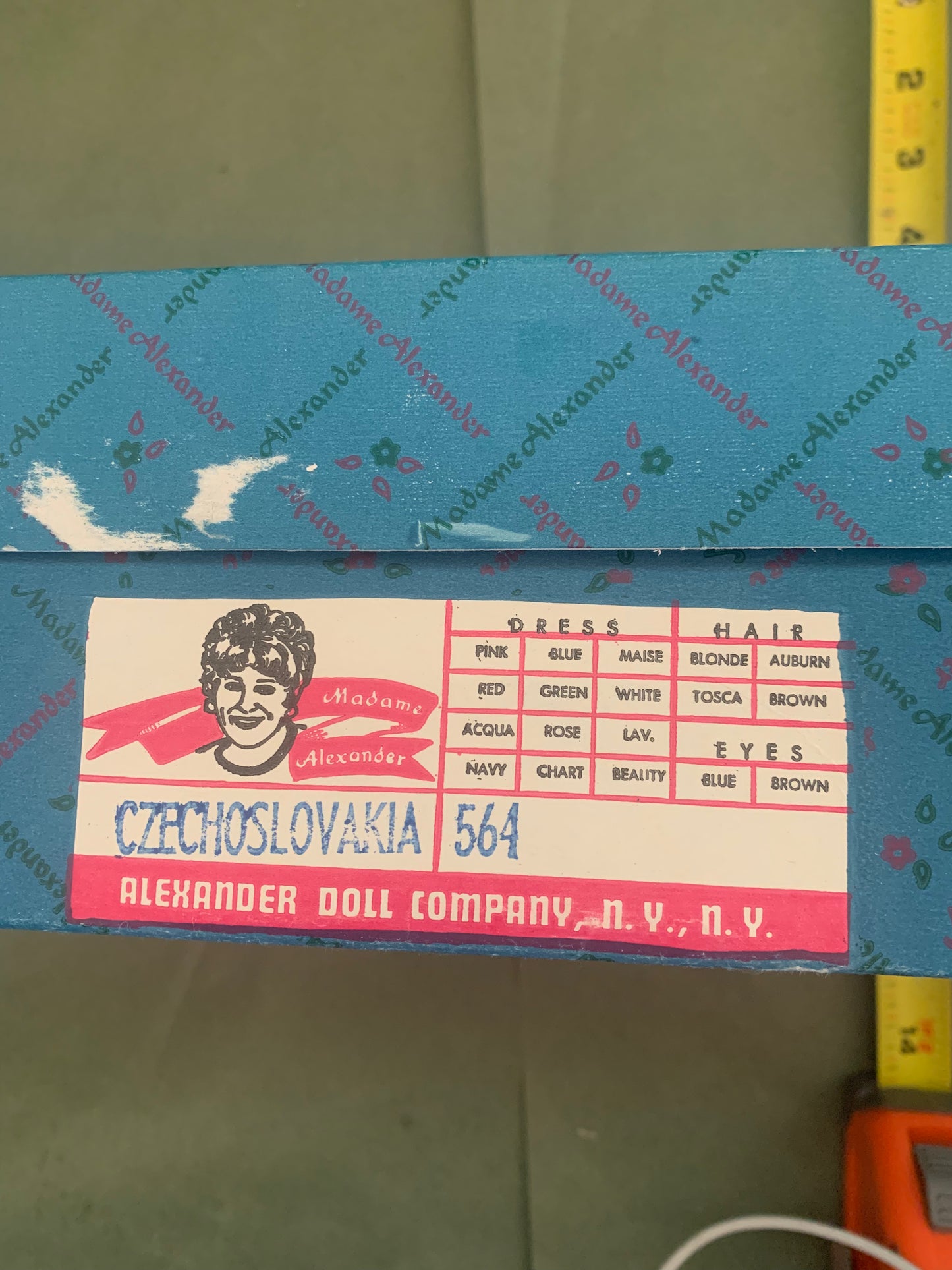 #564 MADAME ALEXANDER DOLL-CZECHOSLOVAKIA