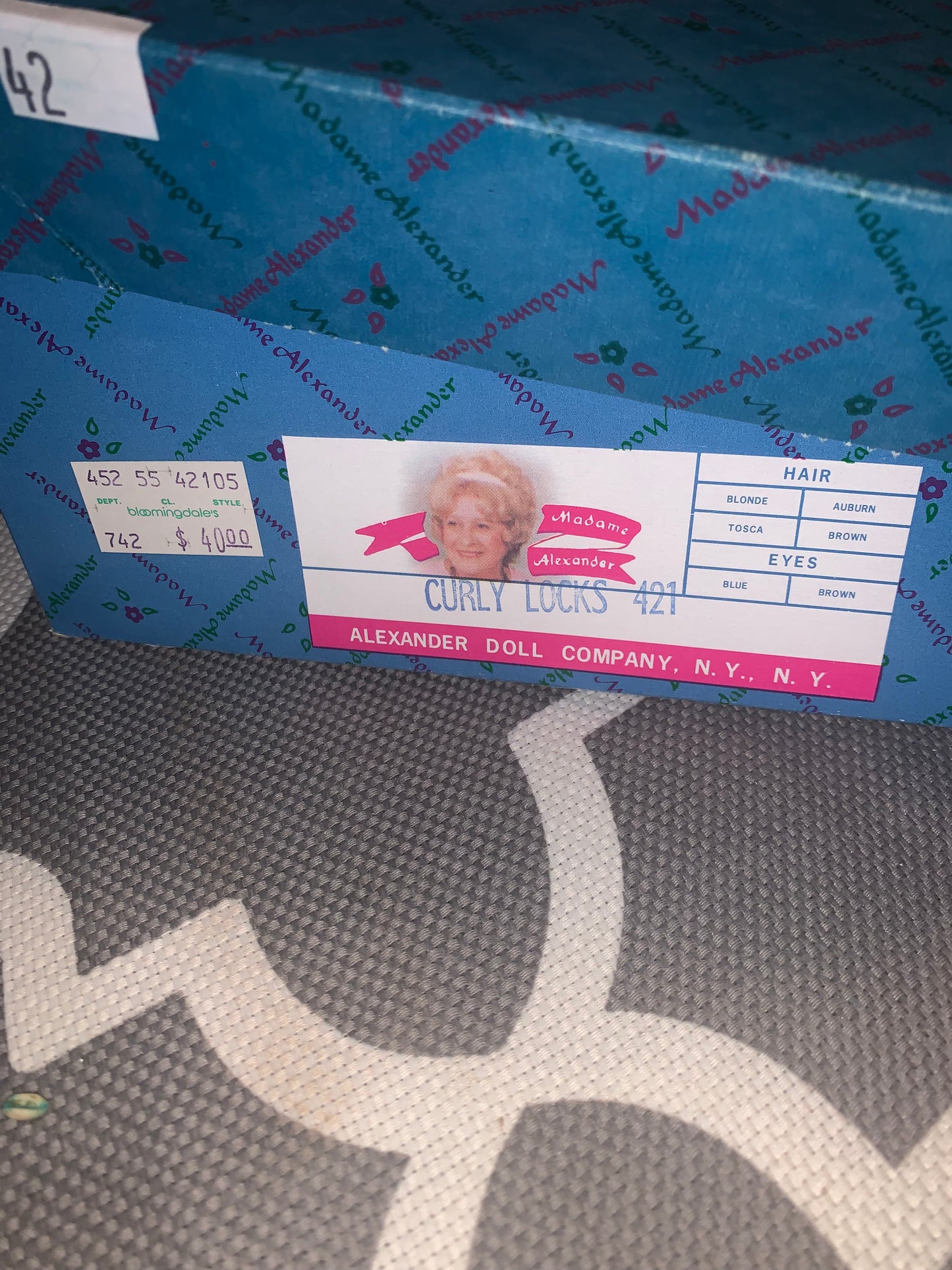 #421 Madame Alexander Doll- CURLY LOCKS