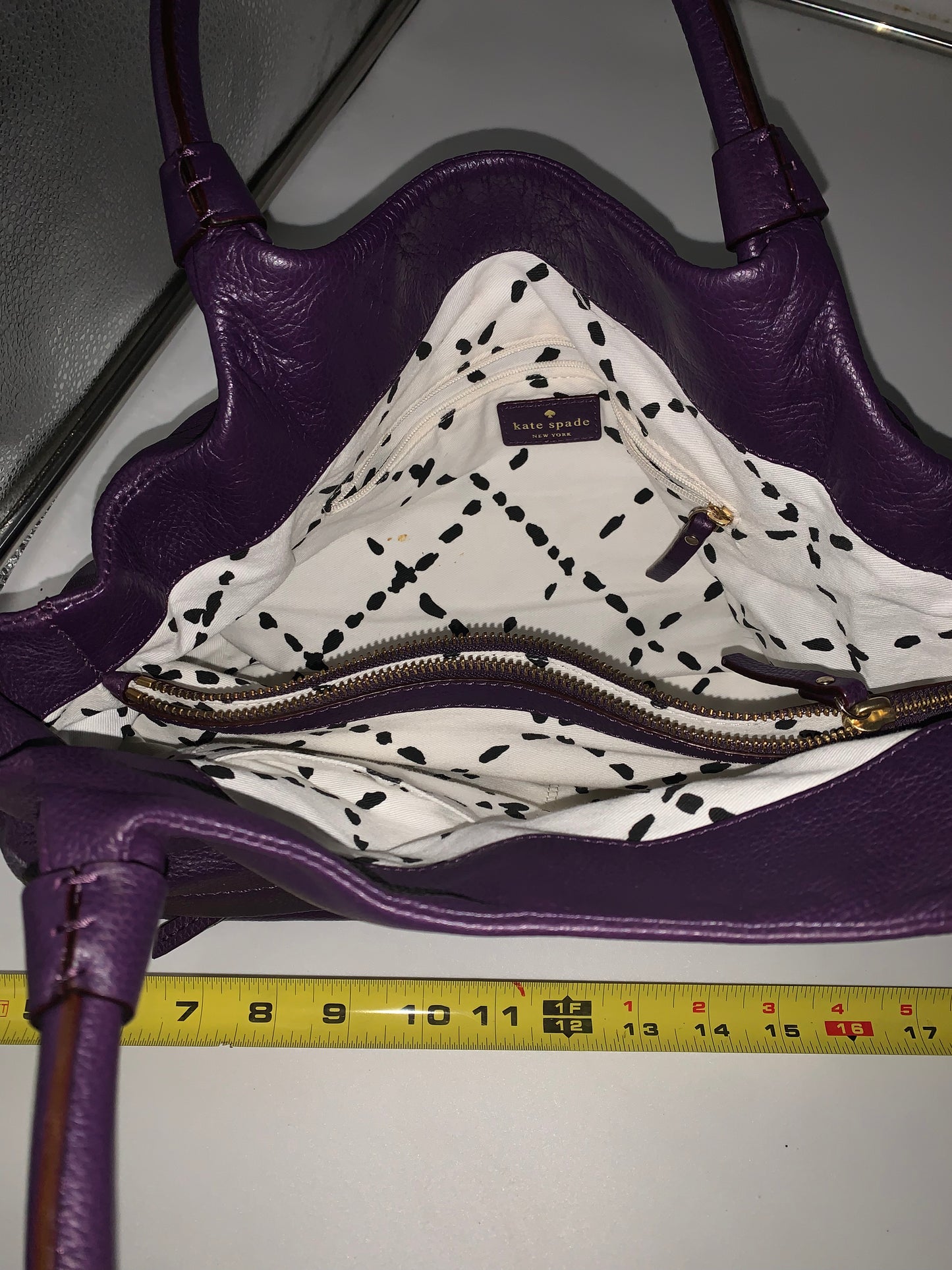 HANDBAG-KATE SPADE NEW YORK PURPLE