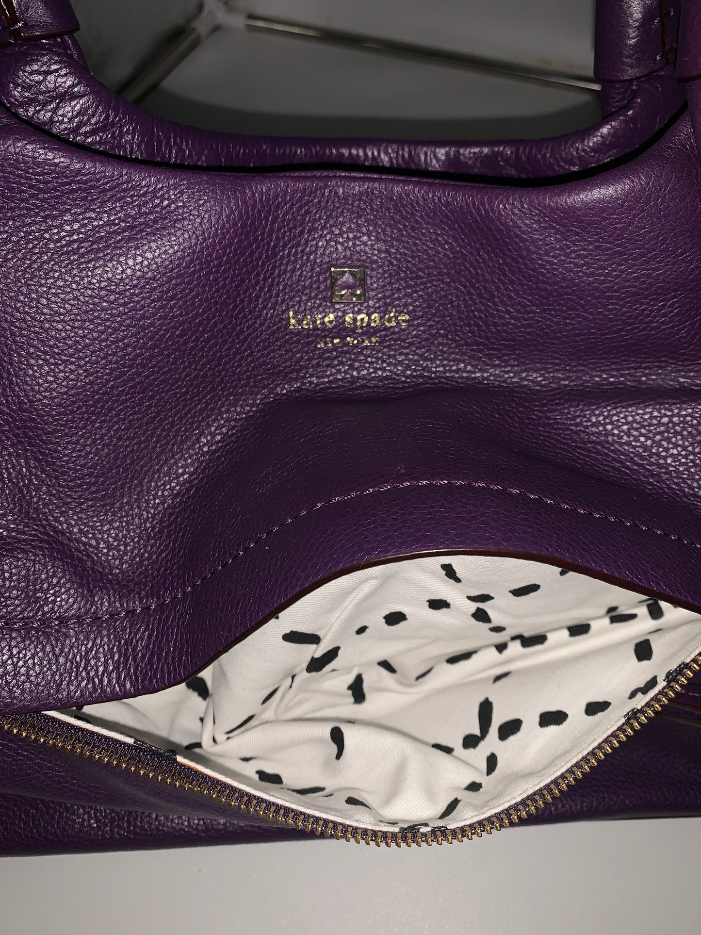 HANDBAG-KATE SPADE NEW YORK PURPLE
