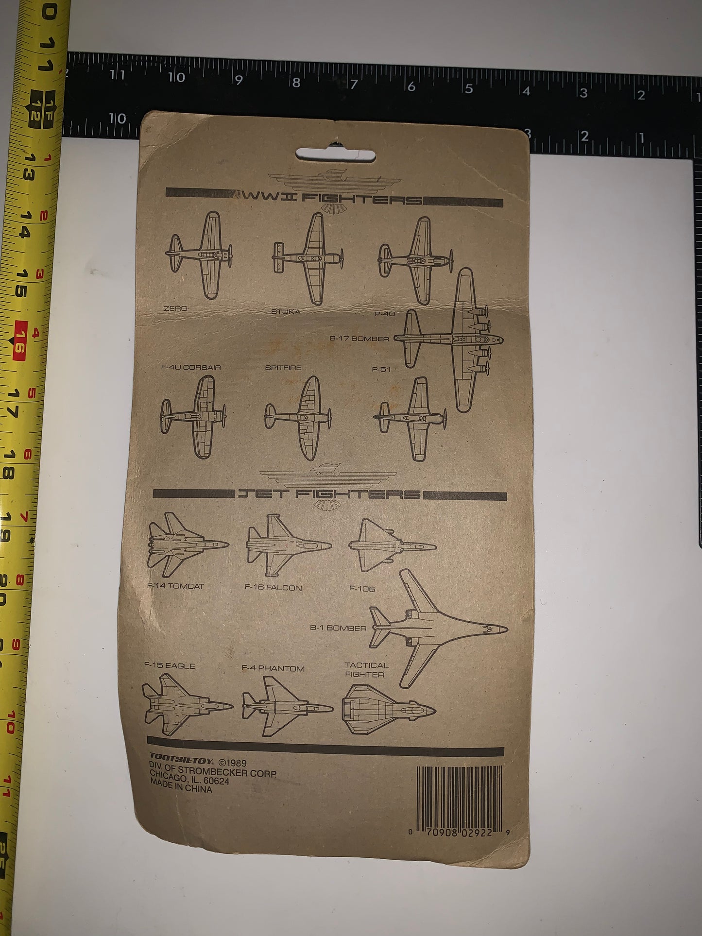 WW11 FIGHTER TOOTSIE TOYS