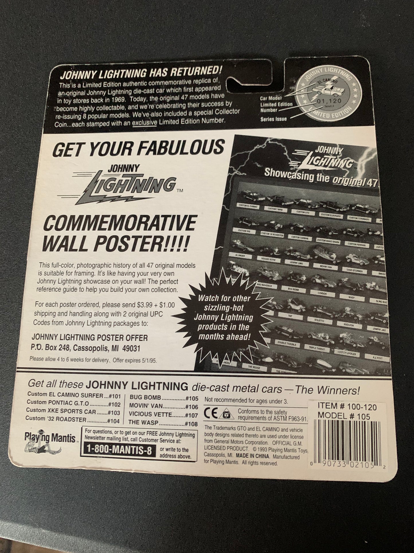 08-993 JOHNNY LIGHTNING THE CHALLENGERS