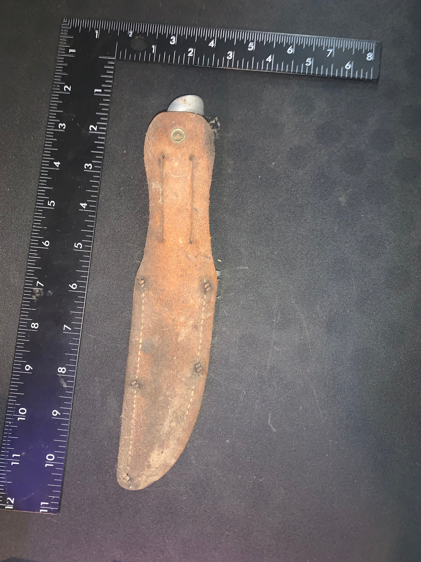 WEST-CUT FIXED BLADE FIGHTING KNIFE & CUSTOM SHEATH