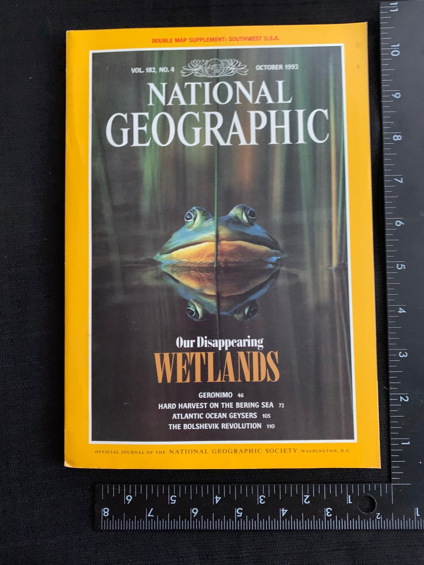 National Geographic Magazine July - December 1992 in Collector Case with 5 books