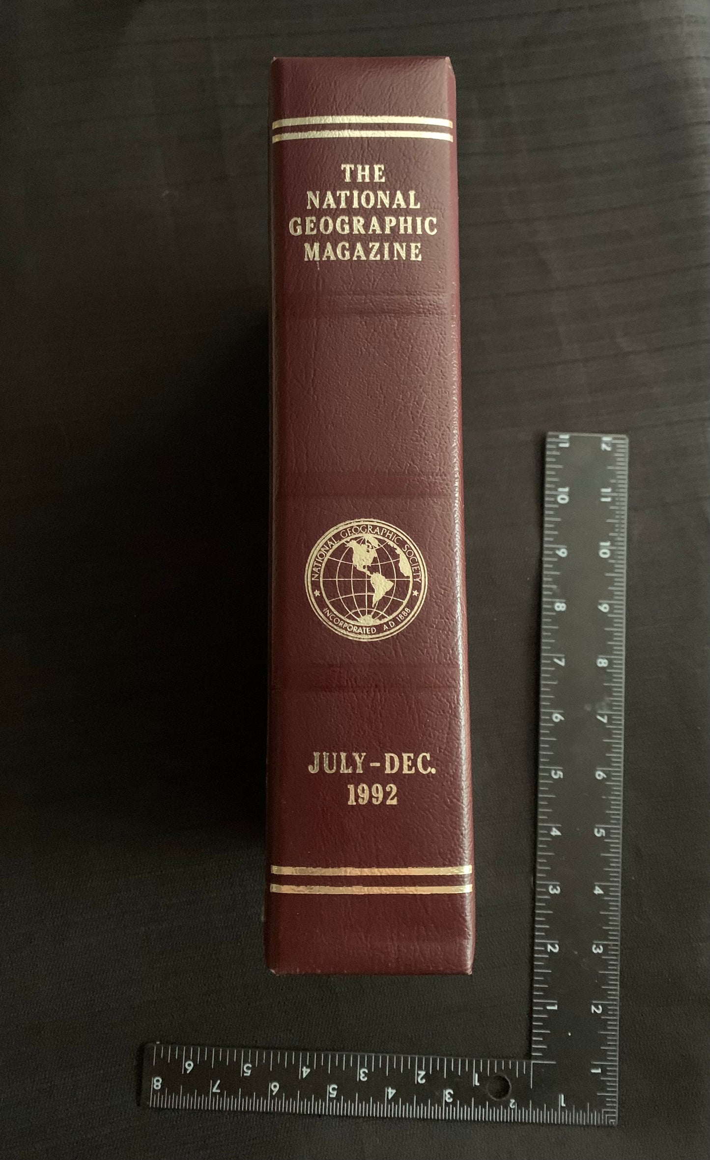 National Geographic Magazine July - December 1992 in Collector Case with 5 books